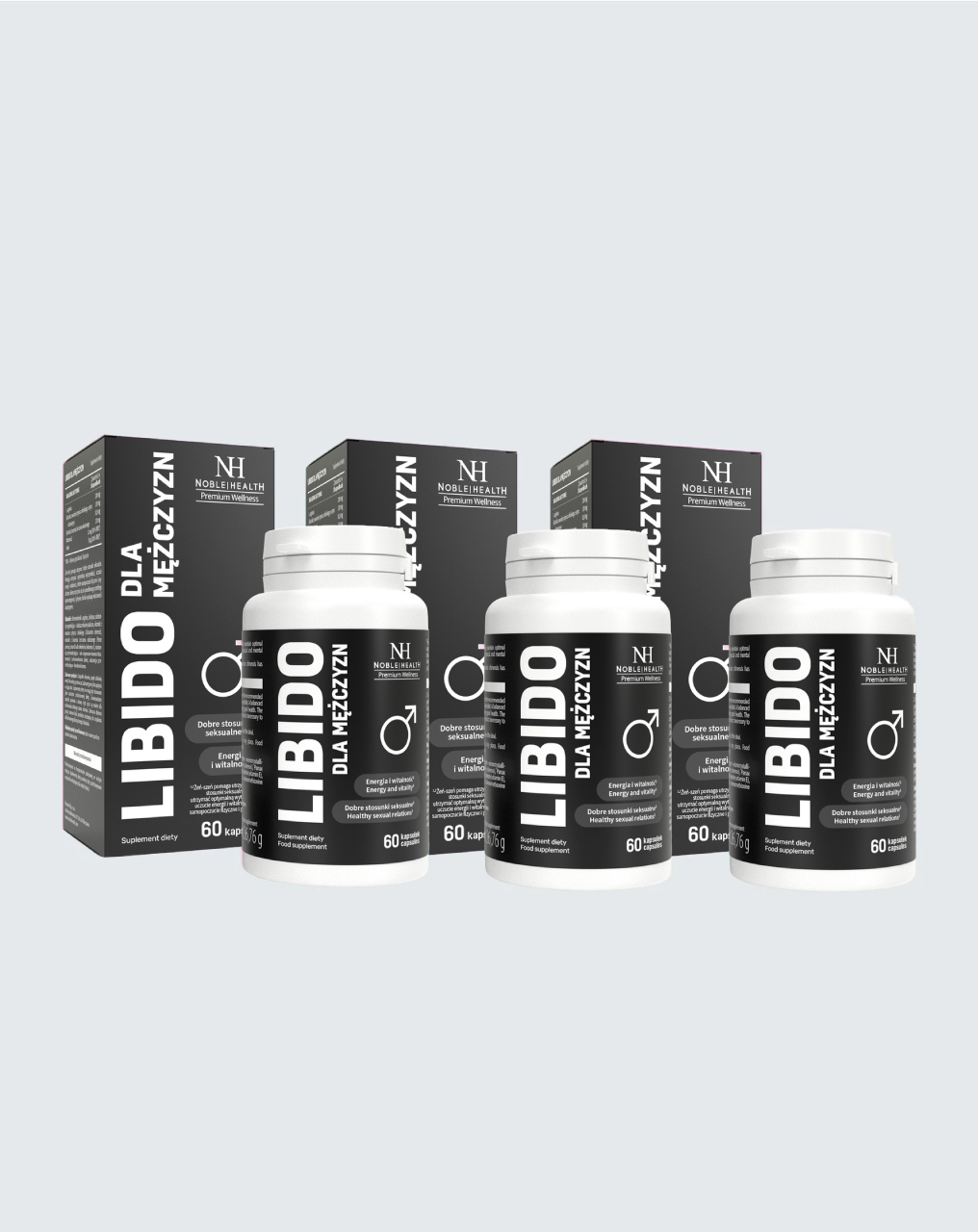 Set of 3 x Libido for men