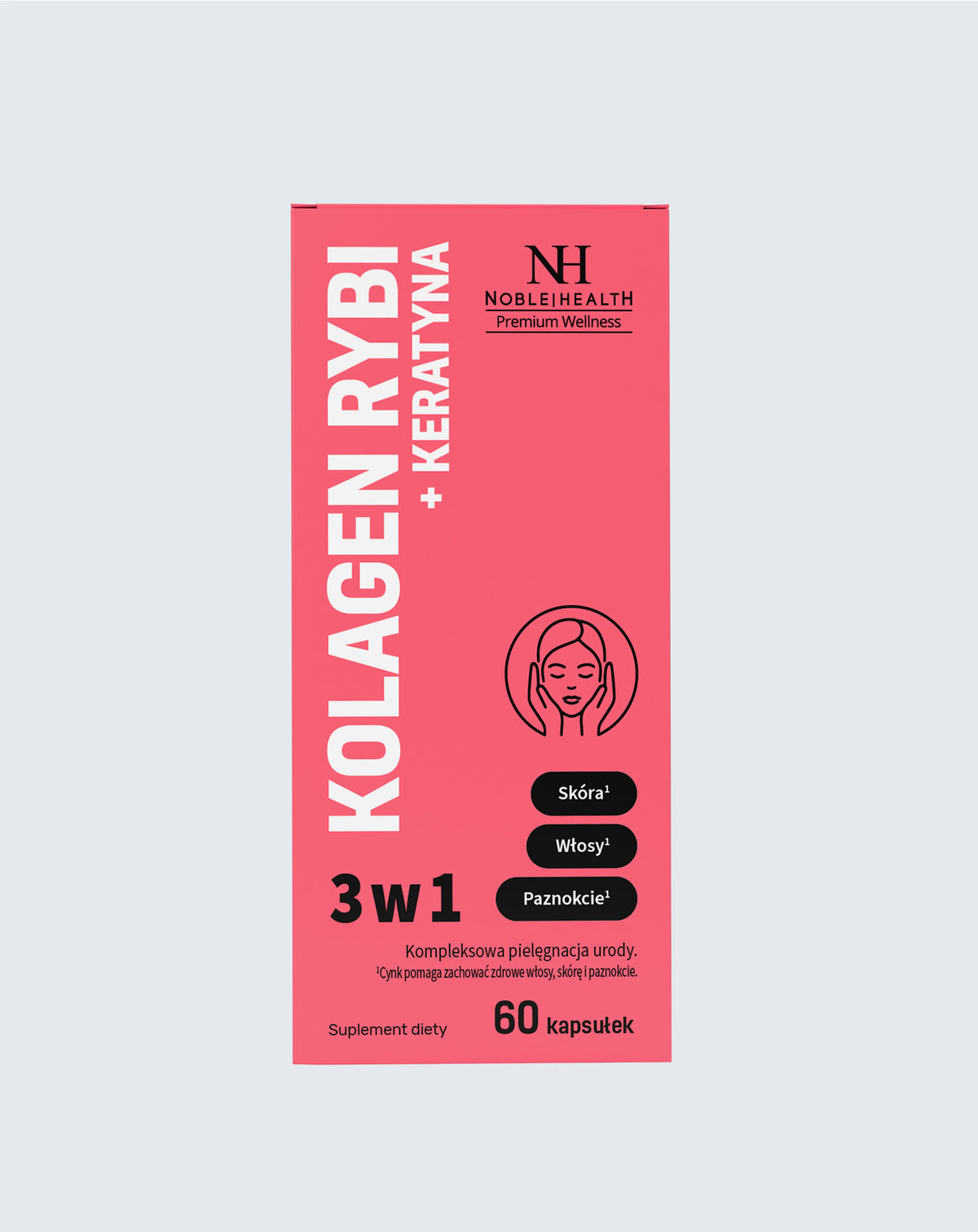 Fish collagen + keratin – 3 in 1: skin, hair, nails