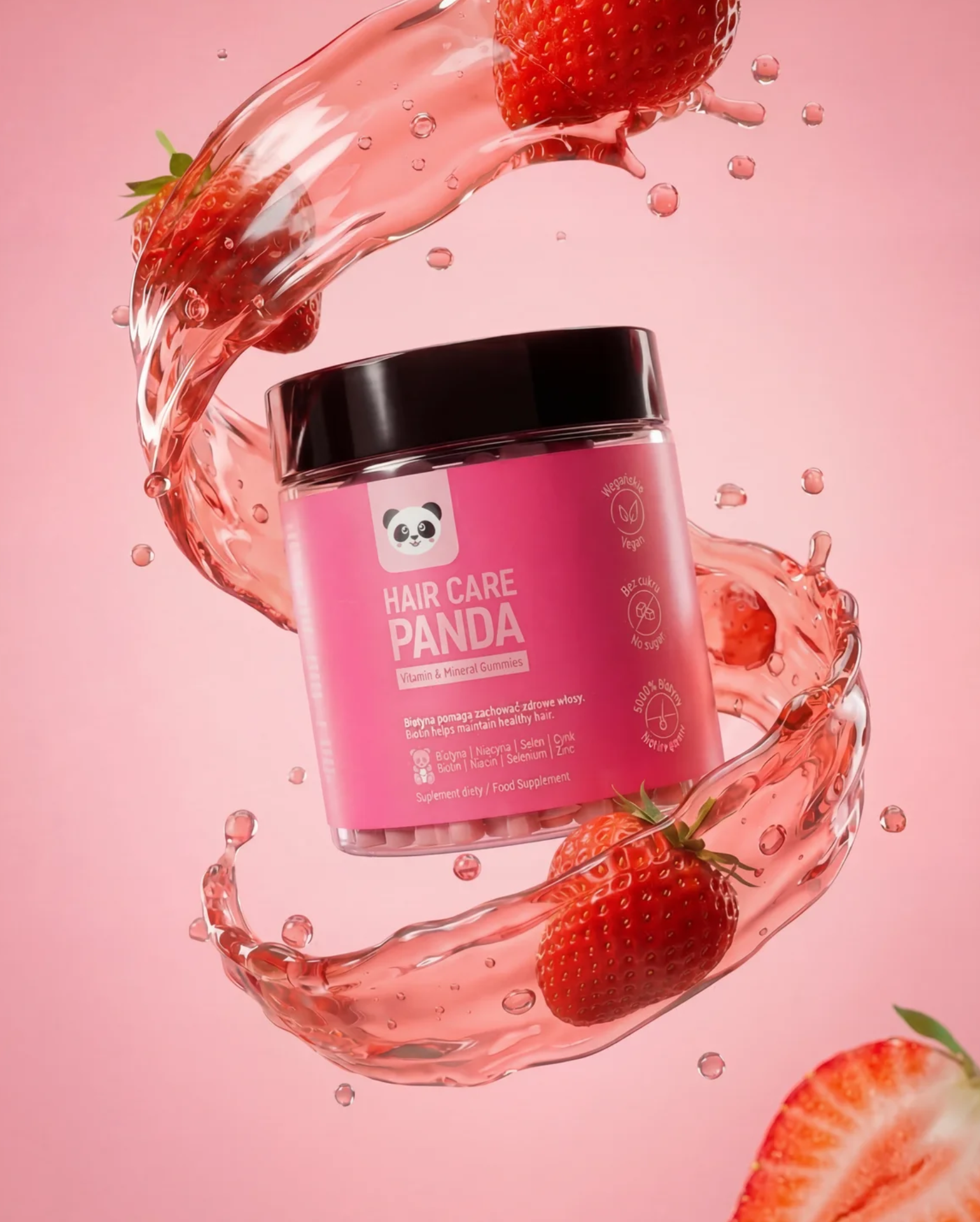 Hair Care Panda Vegan Gummies – biotin gummies for healthy hair
